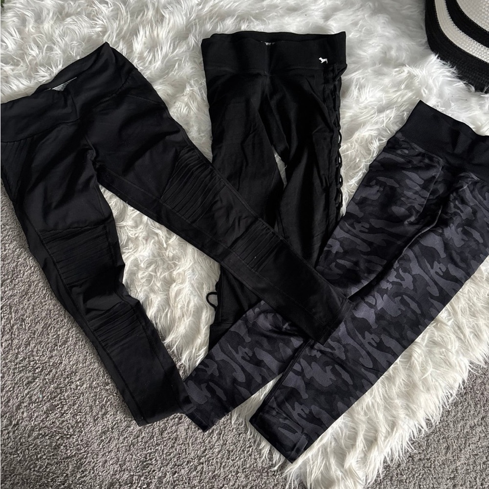 *sold on merc* Set of 3 Victoria’s Secret leggings